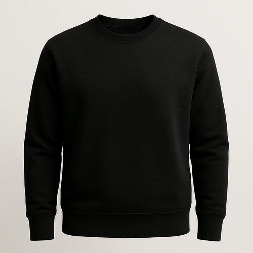 Czarna Bluza Basic Unisex