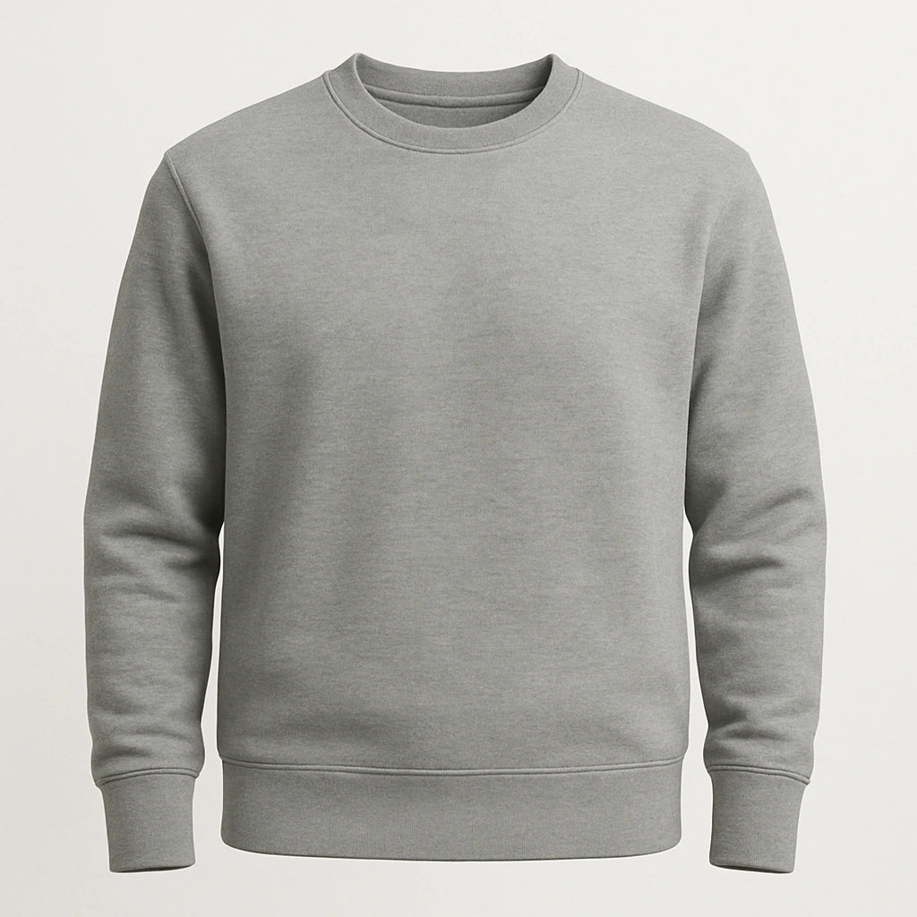 Szara Bluza Basic Unisex