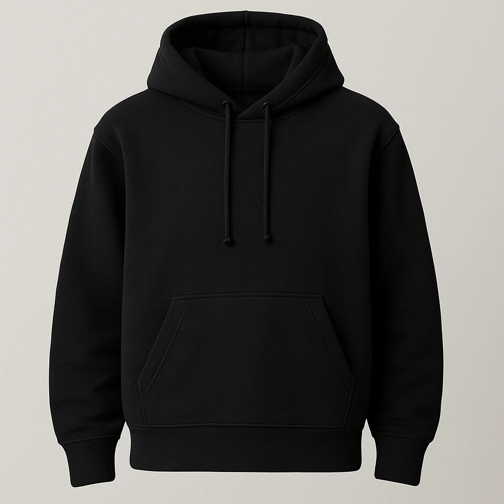 Czarna Bluza Basic Unisex