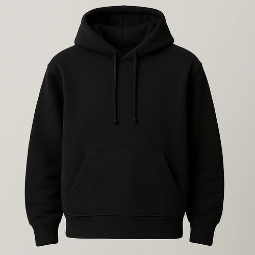 Czarna Bluza Basic Unisex