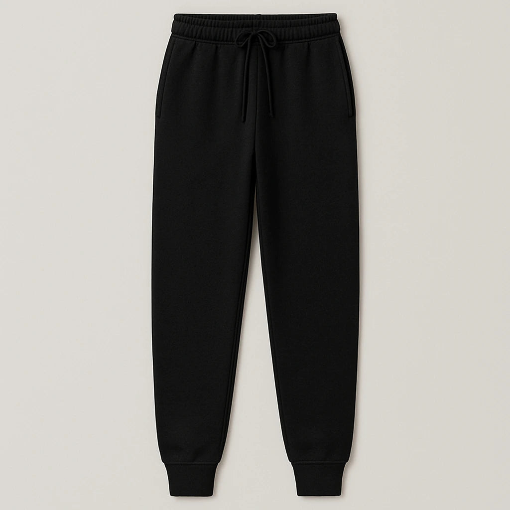 Czarne Spodnie Basic Unisex