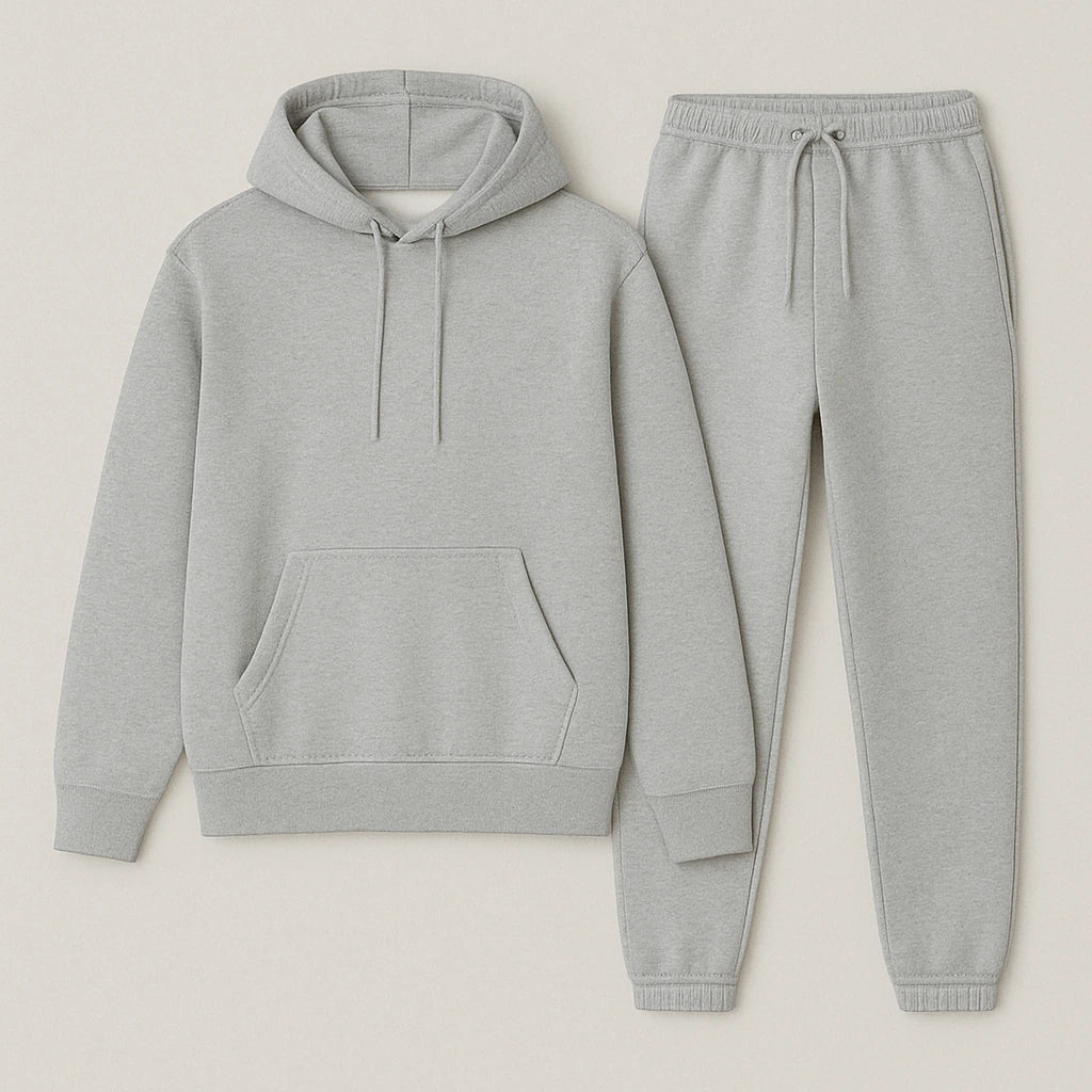 Szary Komplet Basic Unisex